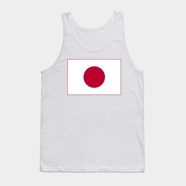 Flag of Japan Tank Top by COUNTRY FLAGS